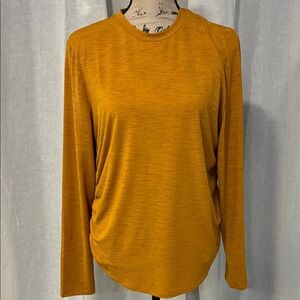 CALIA by Carrie Underwood Mustard Long Sleeve Top